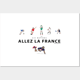 Six Nations rugby - Allez La France Posters and Art